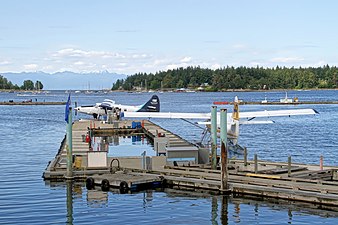 Seaplane wharf in Nanaimo on Vancouver Island, Canada