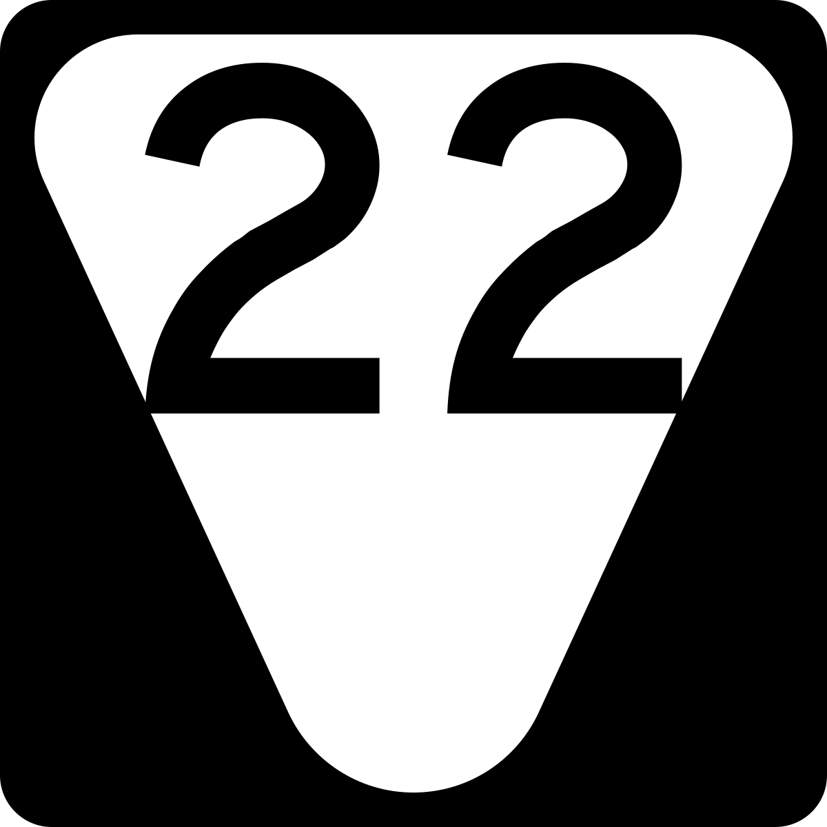 22 svg. Символ бенду. Маршрут символ. Route 22. Wwdc22 svg.