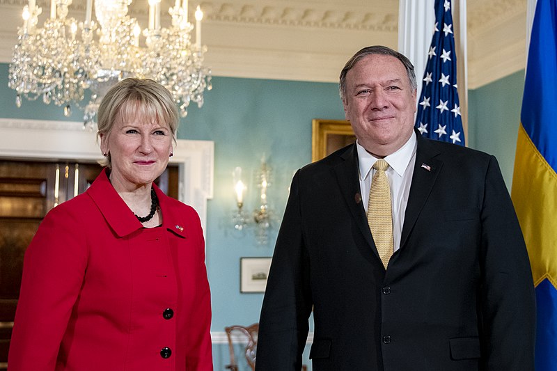 File:Secretary Pompeo Meets With Swedish Foreign Minister Wallstrom (32792234737).jpg