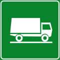 Area o servizio per autoveicoli pesanti