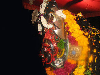 <span class="mw-page-title-main">Bhairab Naach</span> Traditional dance of newar people