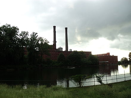 Abandoned Dan River Mills on the Dan River