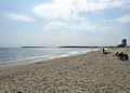 Blick vom Sonnenstrand nach Süden: im Hintergrund: Nessebar