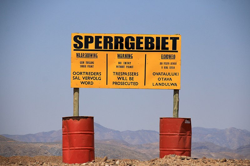 File:Sperrgebiet sign 2018.jpg