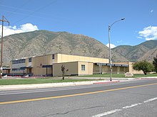 Springville High School, August 2015 Springville High School, SW corner.JPG