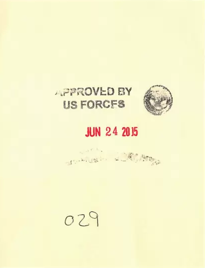 File:Stamp showing approval for release from the US prison at Guantanamo Bay.webp
