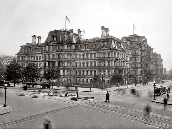 The State, War, and Navy Building in 1917