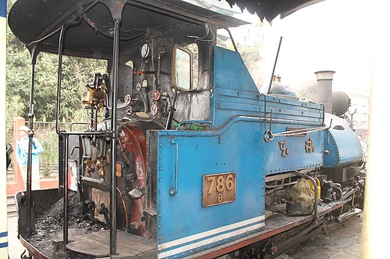 Steam Locomotive Number 786-B Darjeeling Himalayan Railways