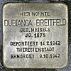 Stolperstein.Pankow.Thulestrasse 13.Dubianca Breitfeld.0301.jpg