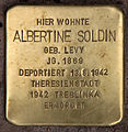 Albertine Soldin, Fasanenstraße 60, Berlin-Wilmersdorf, Deutschland