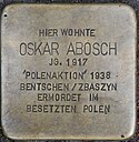 Stolperstein Karl-Heinz-Klingen-Str 22 Dinslaken Abosch Oskar