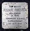 Stolperstein Wielandstr 22 (Schön) Rosalie Priester.jpg