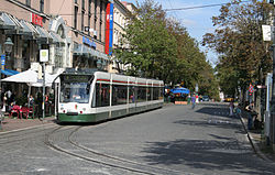 tramvaj Siemens Combino v roce 2007