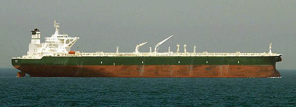 Commercial crude oil supertanker AbQaiq