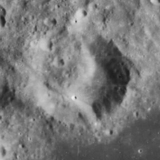 <span class="mw-page-title-main">Tacchini (crater)</span> Crater on the Moon
