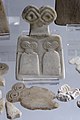 Votives from the Tell Brak site in Mesopotamia, on display in the UCL Institute of Archaeology in Bloomsbury.