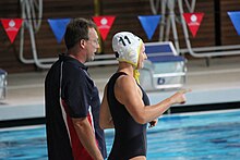 McFadden and Melissa Rippon during Australia's fifth test match against Great Britain. Test Five AU vs GBR 0500.JPG