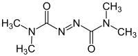 Tetramethylazodicarboxamide Rumus Struktur V. 1.svg