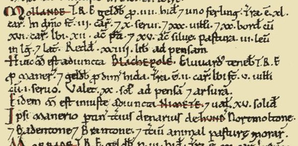 Text of Exeter Domesday Book of 1086