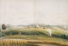 John Lewin, The Plains, Bathurst, watercolour drawing, ca. 1815, State Library of New South Wales