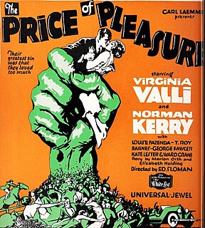 <i>The Price of Pleasure</i> 1925 film