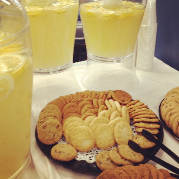 File:The cookies and lemonade have been restocked! Stop by, get a snack and learn about our vendors. -universityofscranton (7983089674).jpg