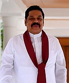 L'ancien Président du Sri Lanka, M. Mahinda Rajapaksa rencontrer le Premier ministre, Shri Narendra Modi, à New Delhi le 12 Septembre 2018 (recadrée) .JPG