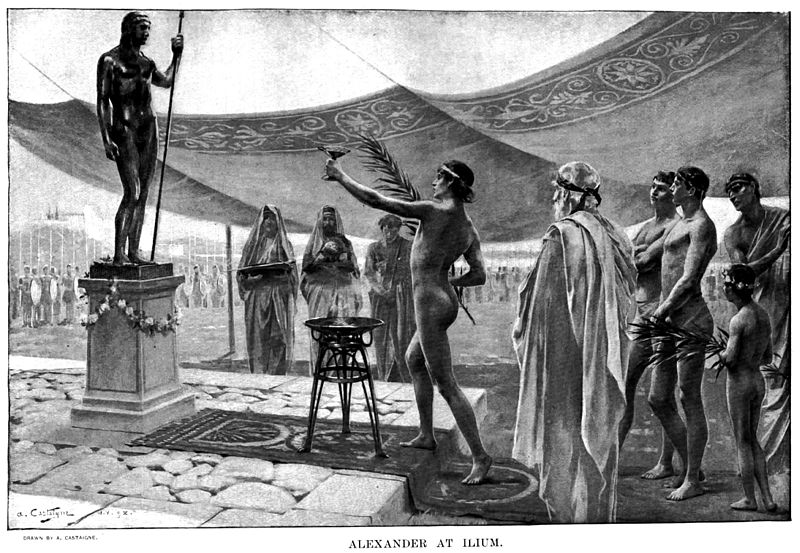 File:The sacrifices at Troy by Andre Castaigne (1898-1899).jpg