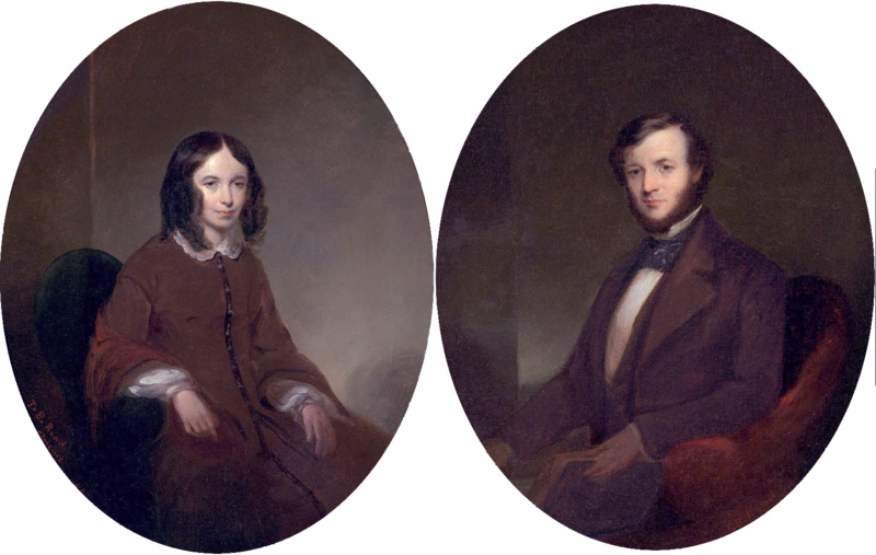 File:Thomas B. Read (American, 1822-1872) - Portraits of Elizabeth Barrett Browning and Robert Browning.png