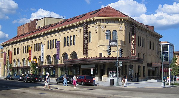 The renovated Tivoli Theatre in Columbia Heights at Park Road and 14th Street NW.