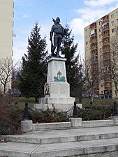 A tízes honvéd emlékműve Vass Viktor szobrász alkotása