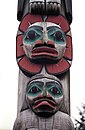 À Saxman Totem Park, Ketchikan, Alaska