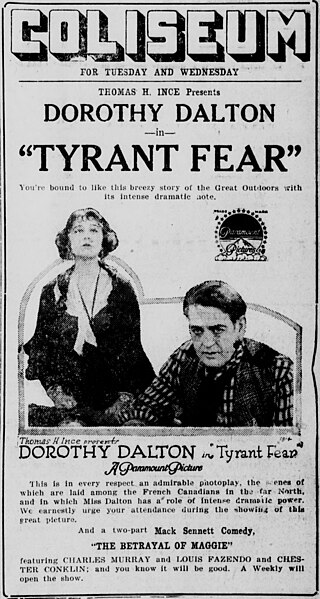 <i>Tyrant Fear</i> 1918 American film