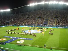 Opening ceremony of the match