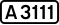 UK road A3111.svg