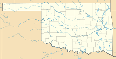Location map USA Oklahoma