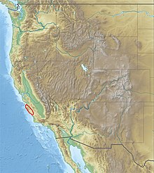 USA Region West relief Santa Lucia Range location map.jpg