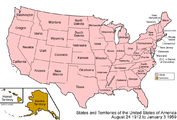 قلمروهای آمریکا از سال ۱۹۱۲ تا ۱۹۵۹