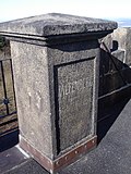 Observation tower with triangulation stone, 1st order station