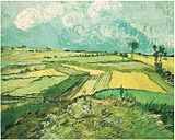 Vincent van Gogh: Auvers'de Bulutlu Gökyüzü Altında Buğday Tarlaları (Temmuz 1890)