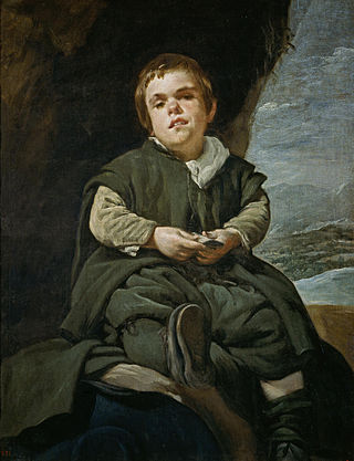 <i>Portrait of Francisco Lezcano</i> 1645 painting by Diego Velázquez