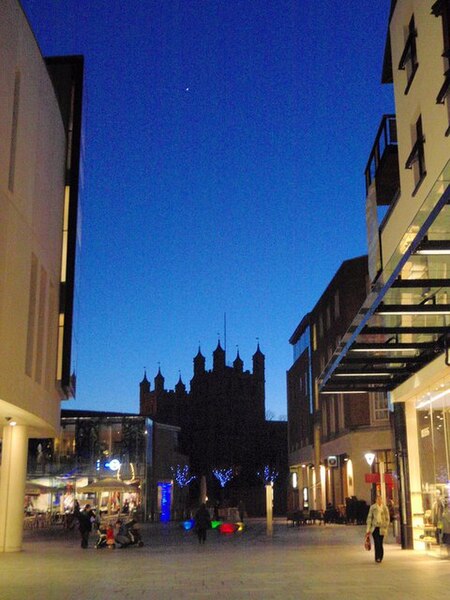 File:Venus over Exeter - geograph.org.uk - 1135285.jpg