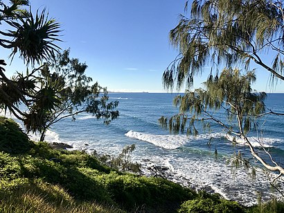 How to get to Moffat Beach with public transport- About the place