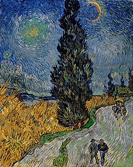 Vincent van Gogh - Road with Cypress and Star - c. 12-15 May 1890.jpg