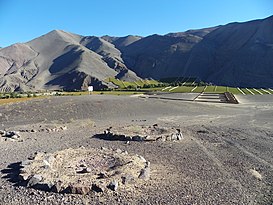 Arkeolojik site Foundry Inca Diaguita Viña del Cerro.JPG'nin kısmi görünümü