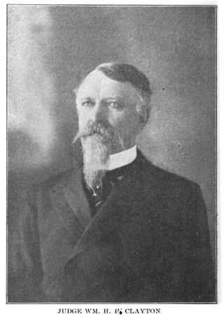 <span class="mw-page-title-main">W. H. H. Clayton</span> American judge