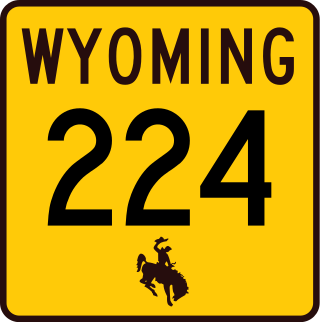 <span class="mw-page-title-main">Wyoming Highway 224</span> State highway in Wyoming, United States