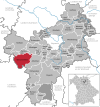 Lage der Gemeinde Waischenfeld im Landkreis Bayreuth