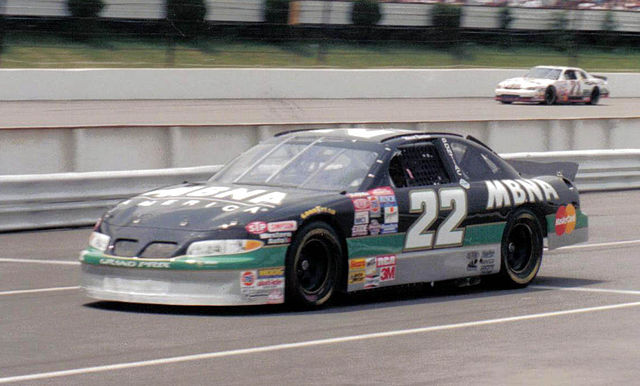 Burton's 1997 MBNA racecar