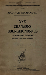 Vignette pour Trente Chansons bourguignonnes